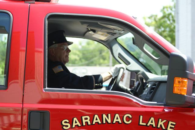 SLVFD member John Law on parade in Misc. 349, Memorial Day 2011